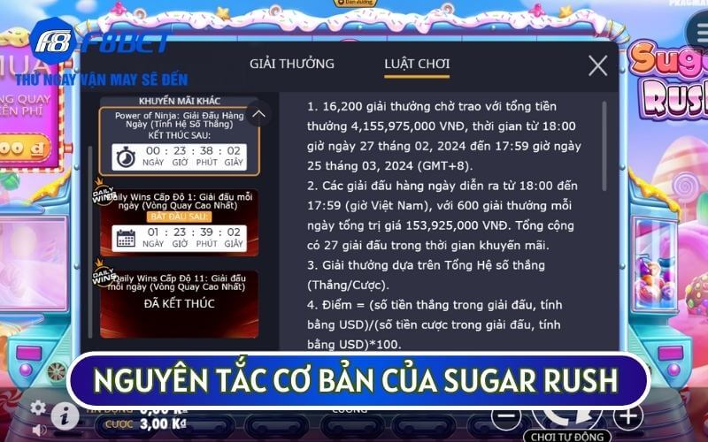 Có thể nói rằng NỔ HŨ SUGAR RUSH là một trong những tựa game dễ chơi và dễ trúng nhất