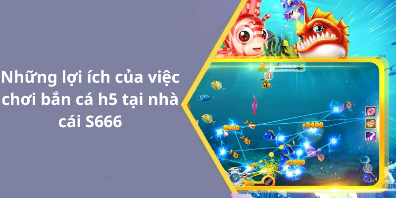 Những lợi ích của việc chơi bắn cá h5 tại nhà cái S666