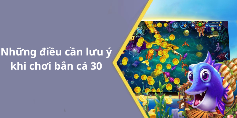 Những điều cần lưu ý khi chơi bắn cá 30