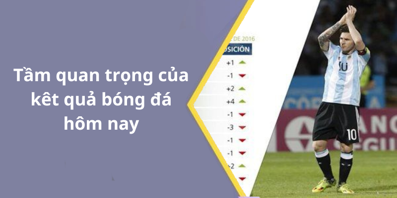 Tầm quan trọng của kêt quả bóng đá hôm nay
