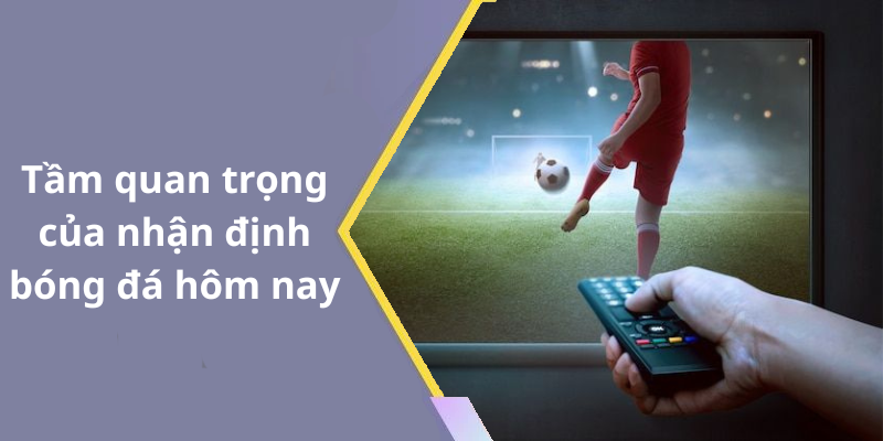 Tầm quan trọng của nhận định bóng đá hôm nay